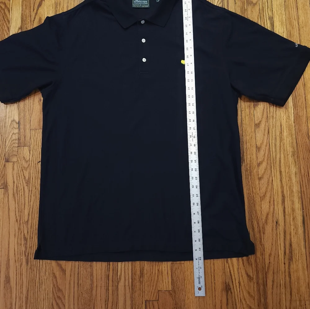 Masters Collection Mens Golf Polo Shirt Size XL 2-ply mercerized cotton Black - Picture 4 of 6